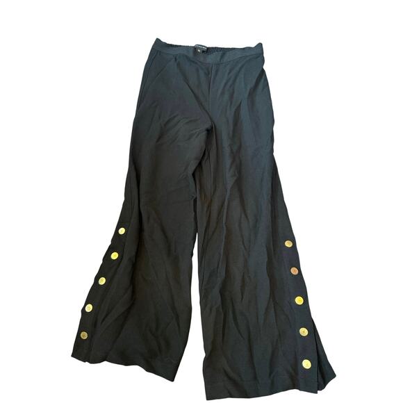 WHO WHAT WEAR Wide Leg CROP PANTS - Picture 2 of 5